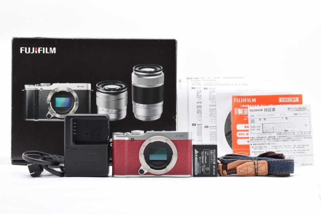 富士フイルム X-A1 ミラーレスデジタルカメラボディ レッド Fujifilm 富士フイルム、エントリー向けのAPS-Cミラーレス一眼「FUJIFILM X-A1