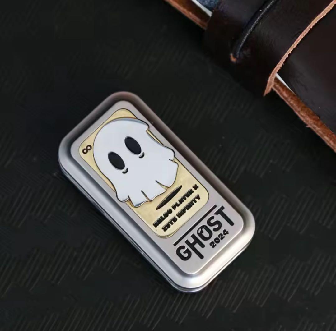 新品未使用品 フィジェットトイ 音叉内蔵 EDC ゴースト Ghost 2024