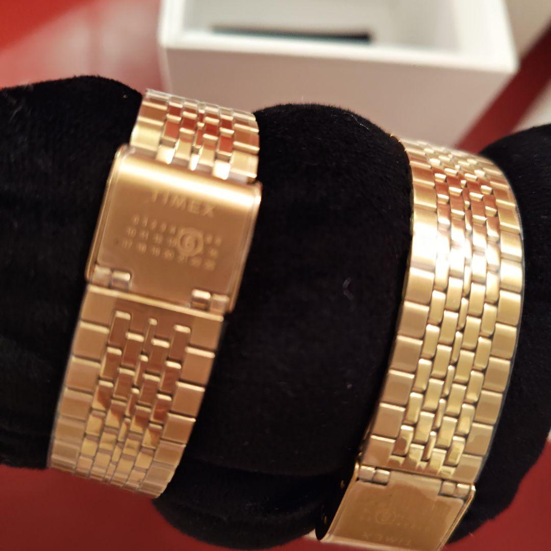 MM6 TIMEX ゴールド デジタル腕時計 - メルカリ