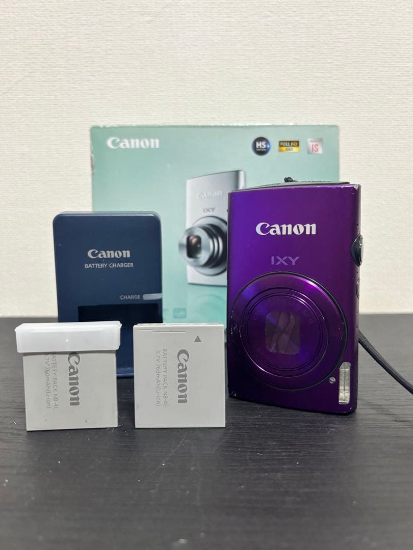 【動作確認済】 Canon IXY パープル 本体と付属品 Canon IXY 600F Purple Compact Digital Camera Point and Shoot Japan