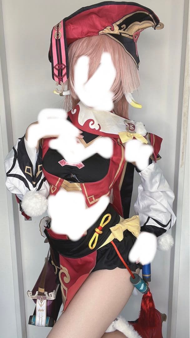 煙緋 コスプレ フルセット 原神 ウィッグ付き 靴付き 難あり 火花 原神 コスプレ 煙緋 エンヒ 衣装 ※ウィッグ 靴 武器 追加可