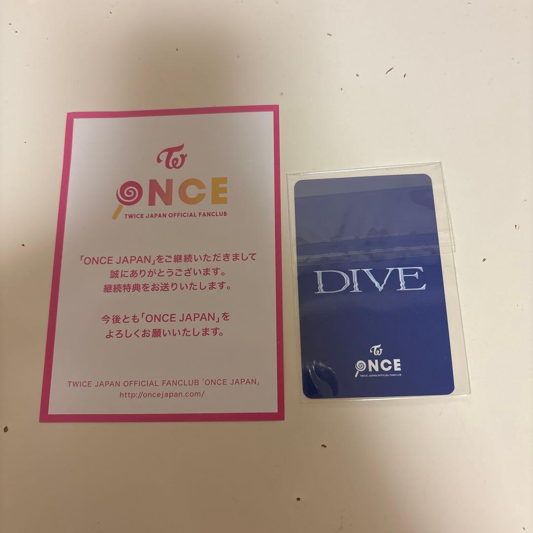 新品未使用 TWICE ONCE JAPAN 継続特典 DIVE トレカ ナヨン - メルカリ