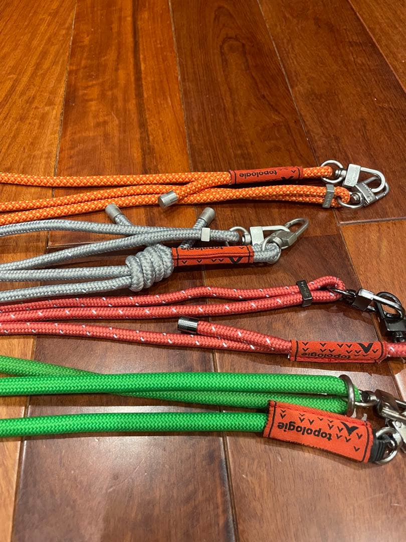 トポロジー　ストラップ　セット売り 距離 X トポロジー - ウェアストラップ 8mm ロープストラップ