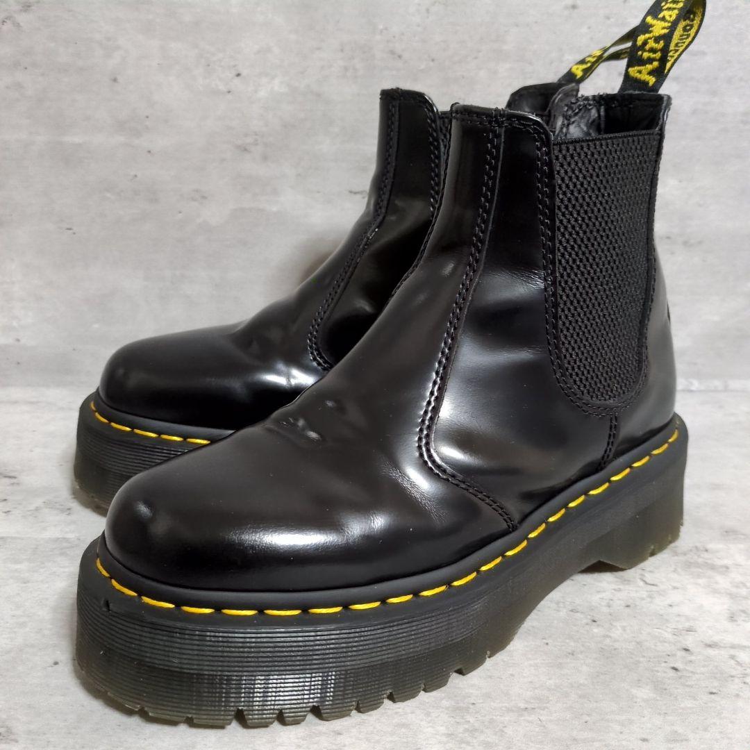 美品✨【ドクターマーチン】2976 QUAD☆サイドゴアブーツ☆厚底☆UK4 楽天市場】ドクターマーチン サイドゴアブーツ 2976 QUAD 正規品
