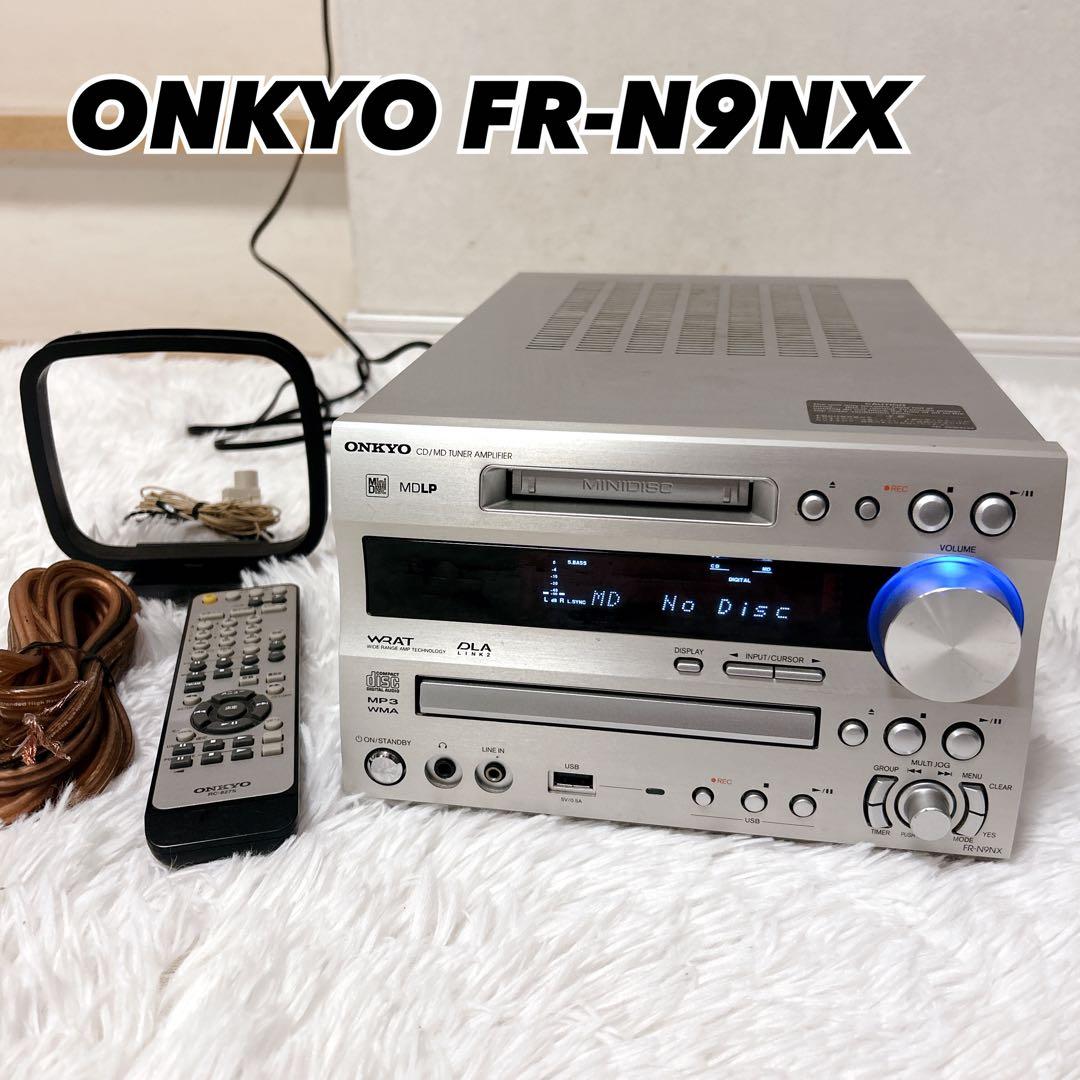ONKYO オンキョー FR-N9NX CD/MDチューナーアンプ リモコン付属 - メルカリ