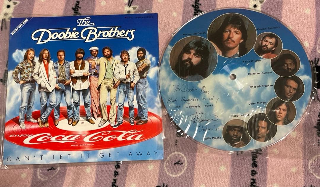 ドゥービー・ブラザーズ・コカコーラ・当時物・非売品・レコード ドゥービー・ブラザーズ・コカコーラ・当時物レコード・非売品