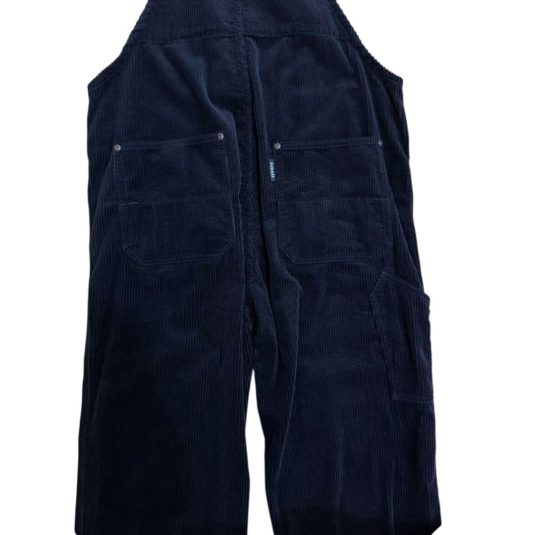 Schott コーデュロイ オーバーオール パンツ ブラック 黒 M - メルカリ