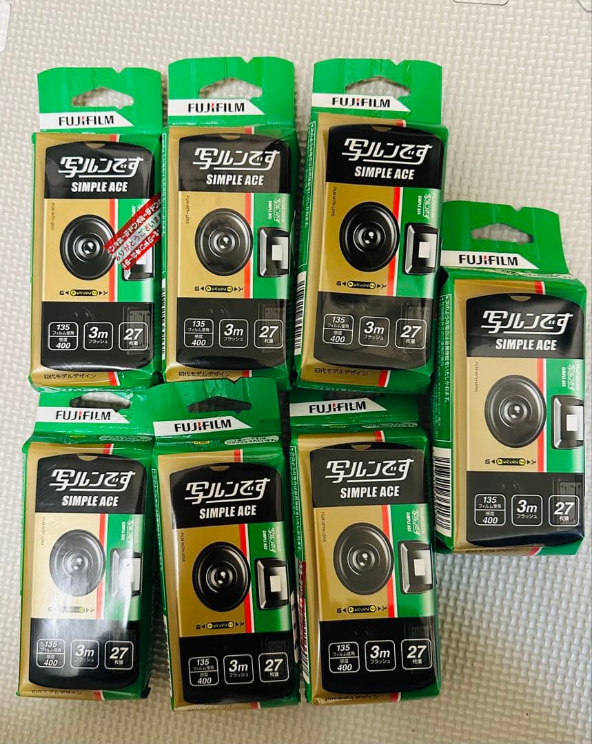 FUJIFILM SIMPLE ACE 使い捨てカメラ 7個セット - メルカリ