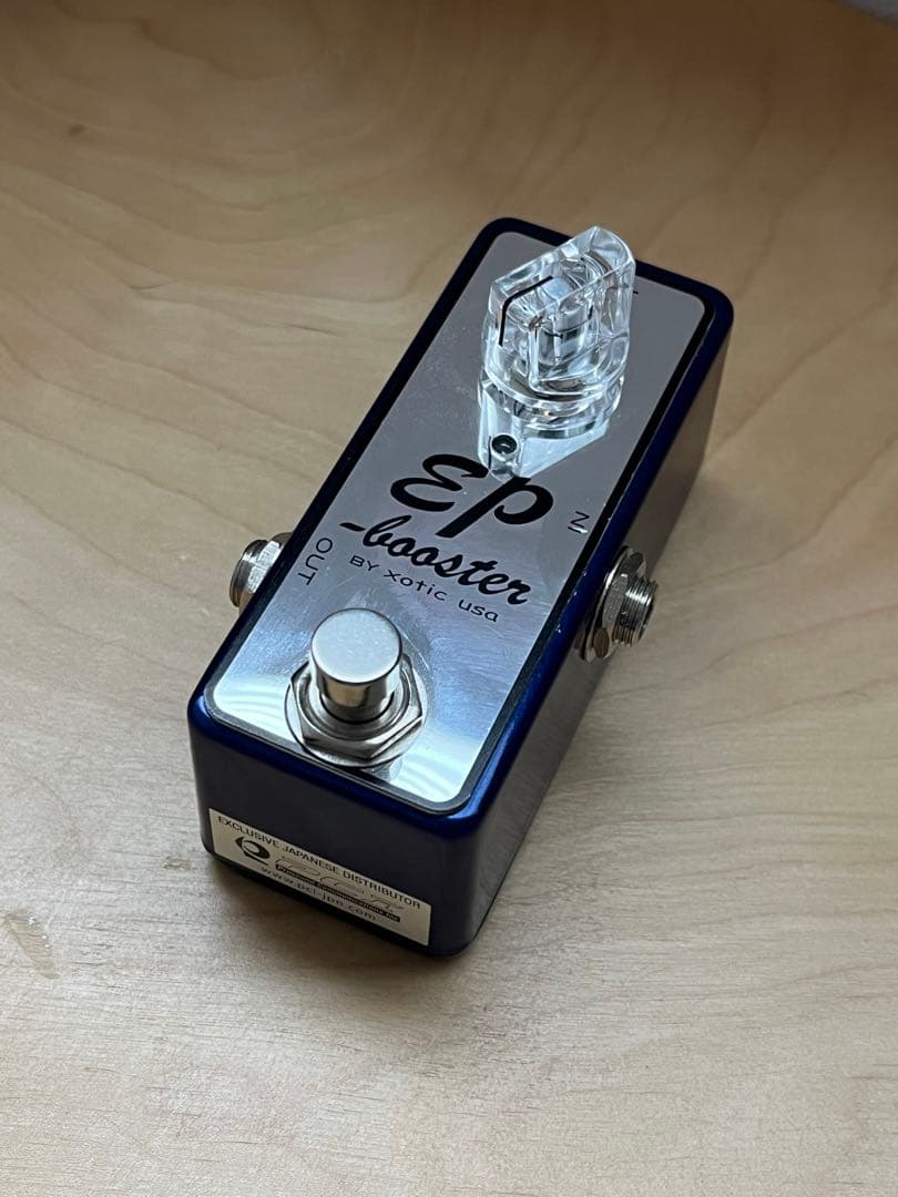 ギター XOTIC EP Booster llic Blue XOTiC EP Booster Metallic Blue LTD <エキゾチック>｜平野楽器