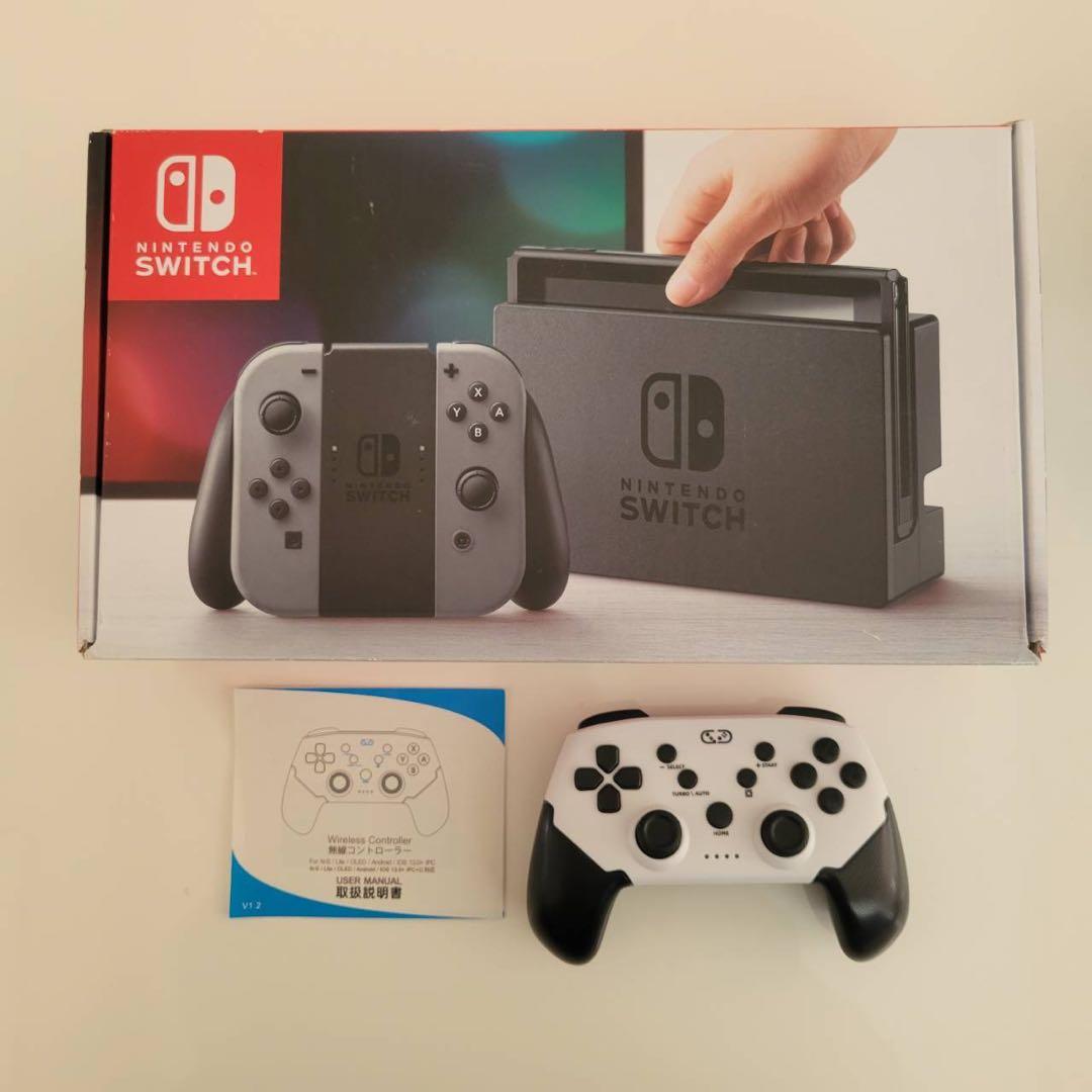 NintendoSwitch 本体 グレー コントローラー付き 任天堂 Nintendo Switch グレー 新モデル Nintendo Switch Nintendo