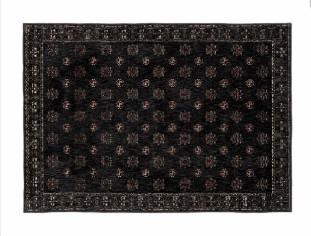 unico CALIGO ラグ　ブラック　140✖️200 ウニコ CALIGO(カリーゴ) ラグ 200×140 - メルカリ