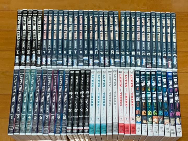 送料無料】 ルパン三世 TVシリーズPART1〜5 DVD 全61巻 セット - メルカリ