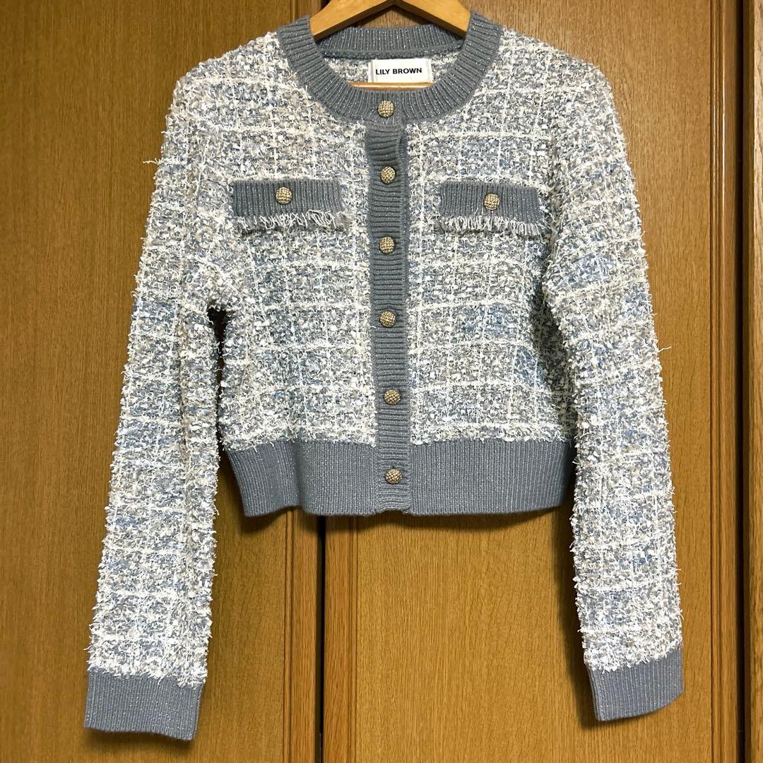 リリーブラウン2026年福袋 ツイードニット - メルカリ