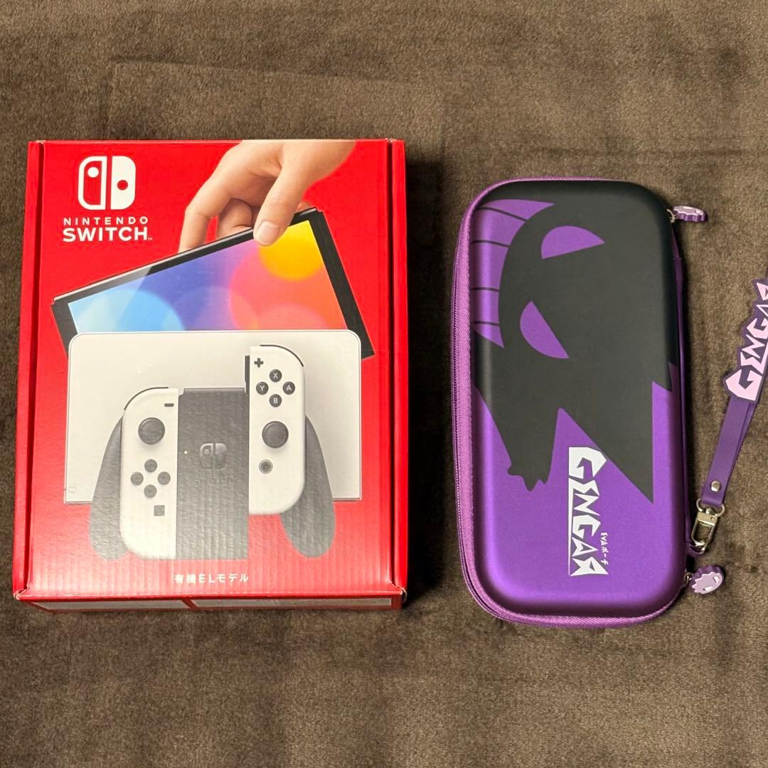 Nintendo Switch 有機ELモデル + ケース - メルカリ
