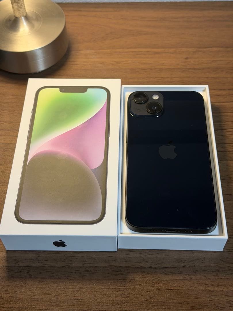 【超美品】iPhone 14 ミッドナイト箱付　バッテリー容量86% Amazon | 【整備済み品】 Apple iPhone 14 256GB ミッドナイト SIM