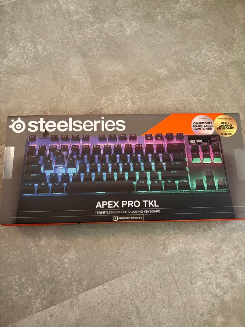 値下げ中！SteelSeries Apex Pro TKL 美品 ゲーミングキーボード＋リストレスト Apex Pro TKL(2023)(英語配列