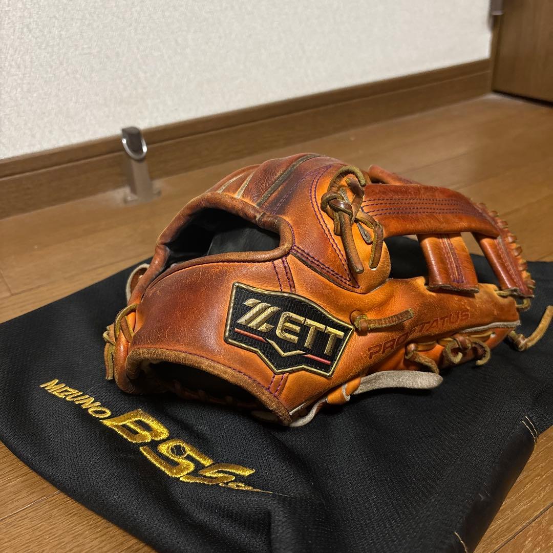 ZETT プロステイタス 内野 硬式グラブ 吉川モデル 高校野球対応 ゼット（ZETT） 野球 グローブ 硬式 内野用 高校野球対応 吉川モデル