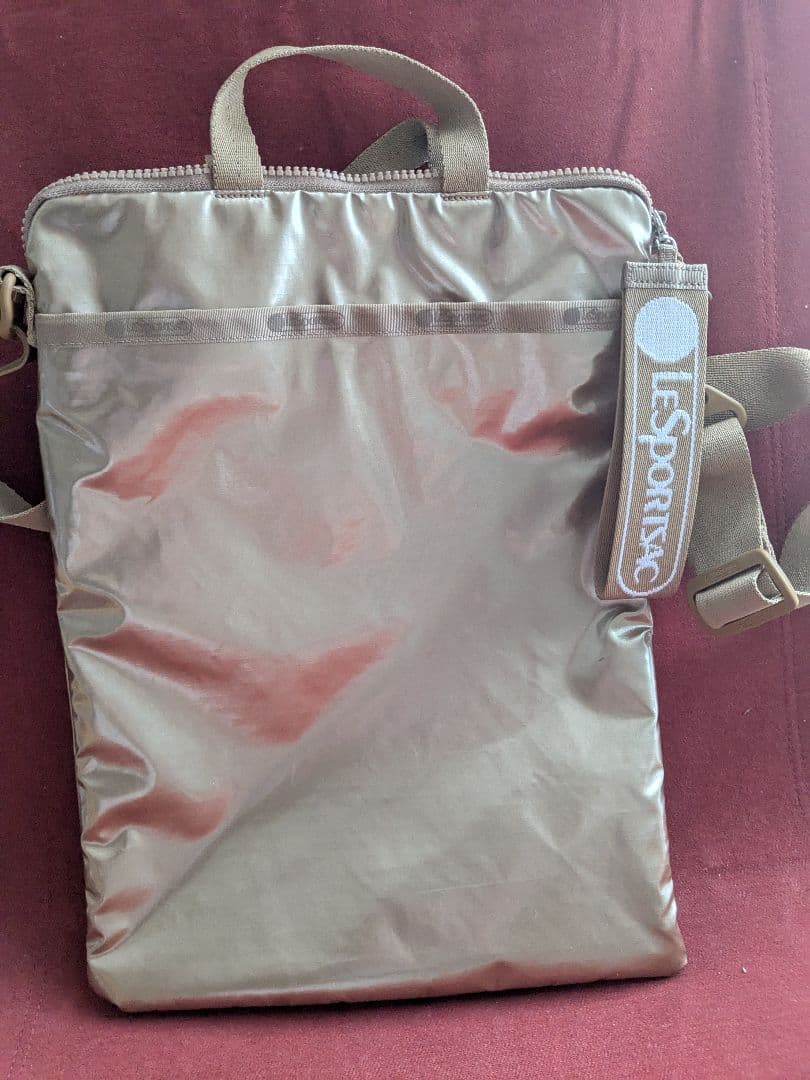 ひとりっぷ コラボ レスポートサック PCケース アラビアゴールド