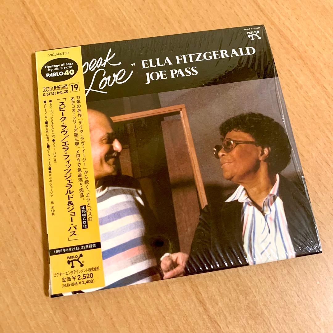 ELLA FITZGERALD＆JOE PASS／Speak Love 紙ジャケ - メルカリ
