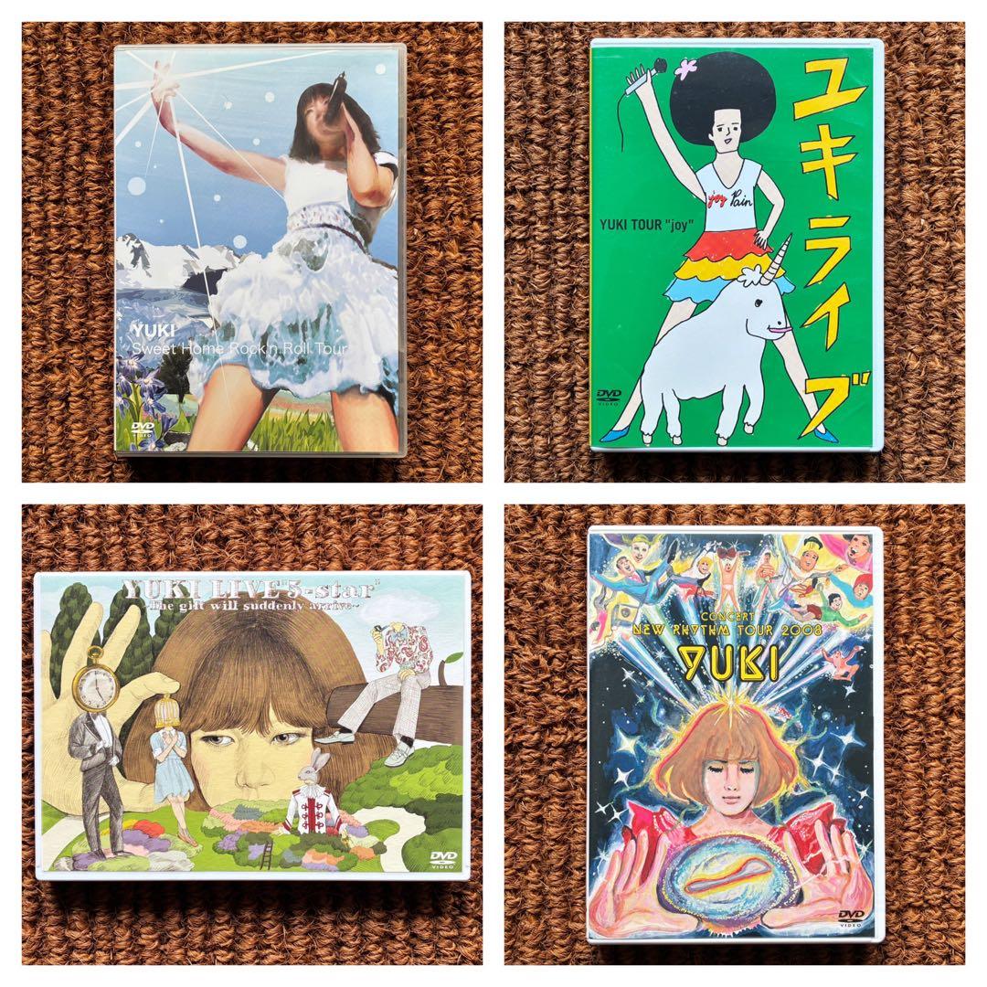 DVD YUKI ライブビデオ 4本セット - メルカリ