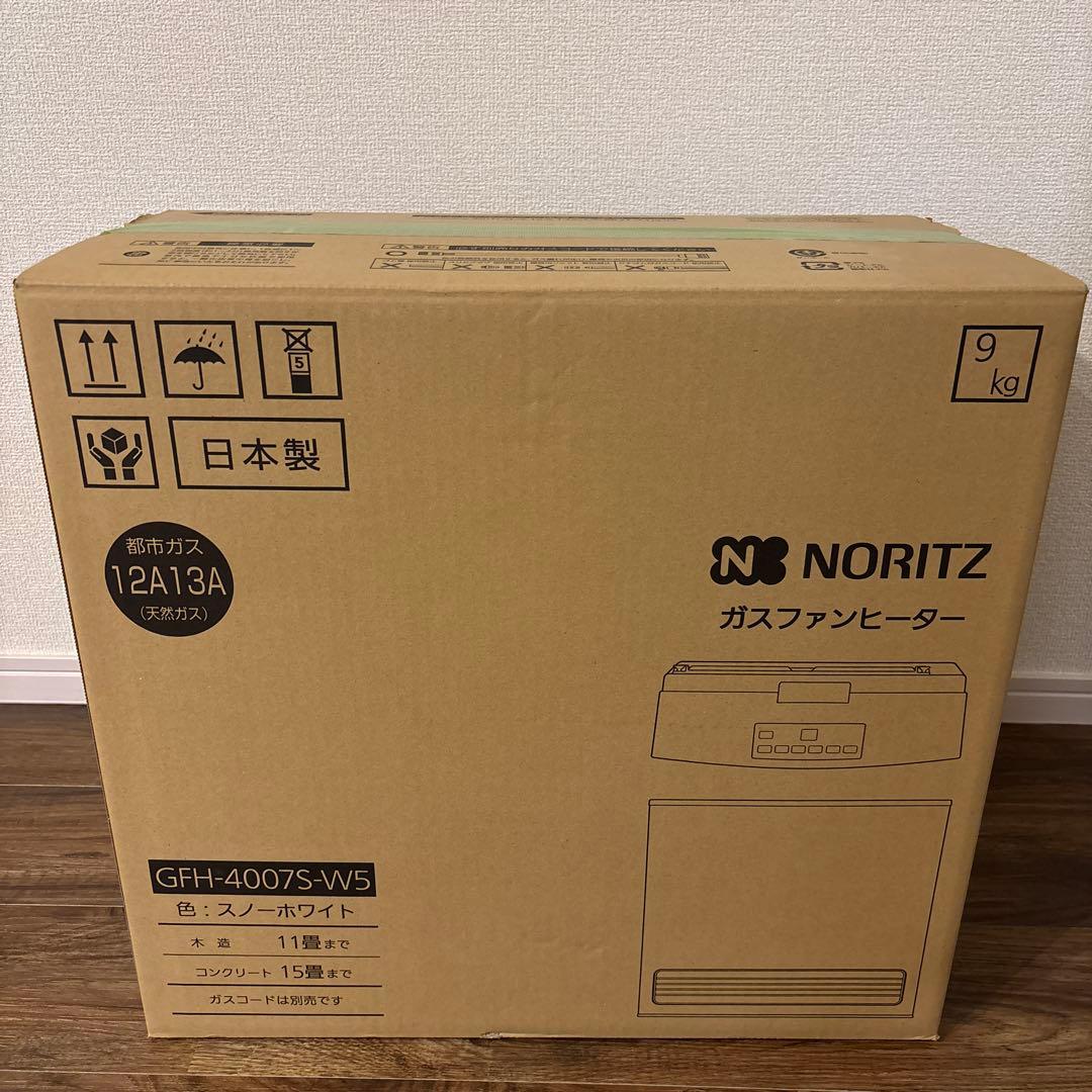 【新品未使用】NORITZ ガスファンヒーター GFH-4007S-W5 楽天市場】【メーカー保証付き】ノーリツ ガスファンヒーター GFH