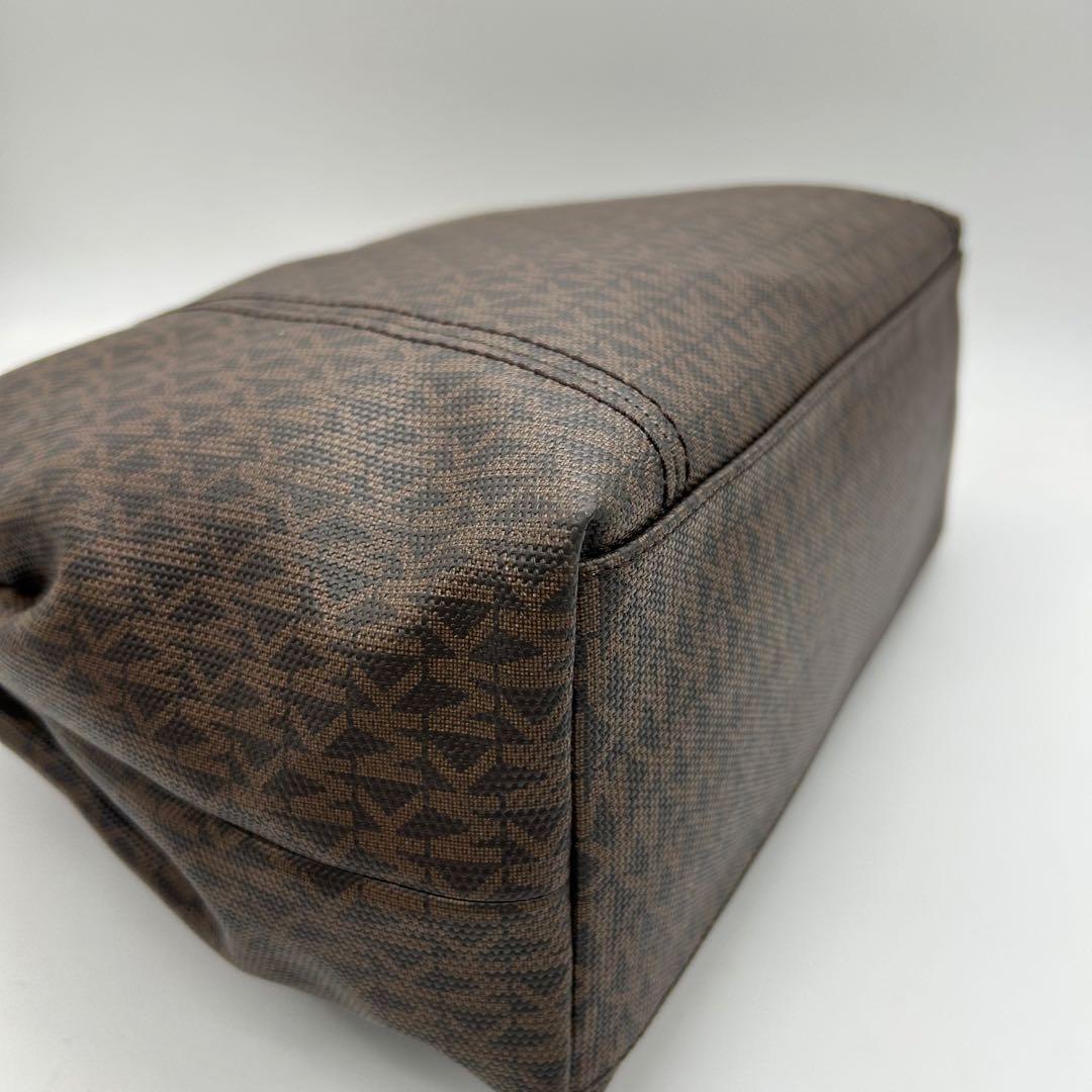 未使用級 マイケルコース ショルダーバッグ 2way pvc MK柄 ロゴ A4