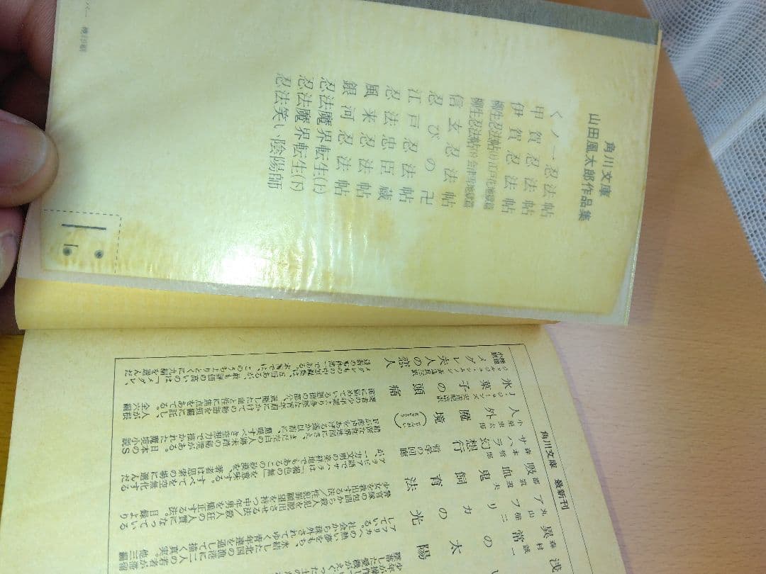 闇に生きる☆第五弾【忍法帖シリーズ】山田風太郎・角川文庫・佐伯