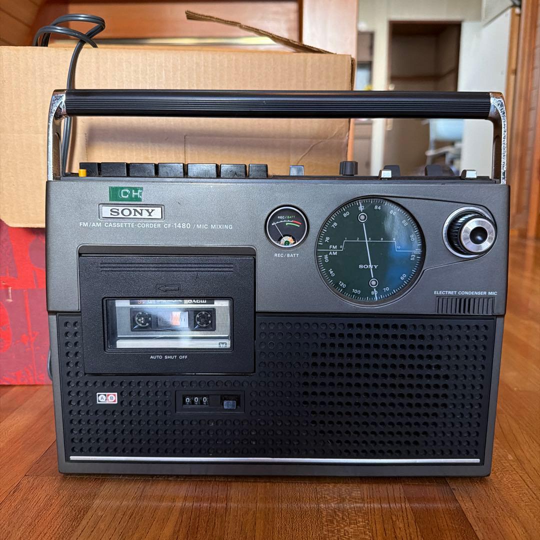 レ*セ様 SONY CF-1480 ラジオ・カセットコーダー - メルカリ