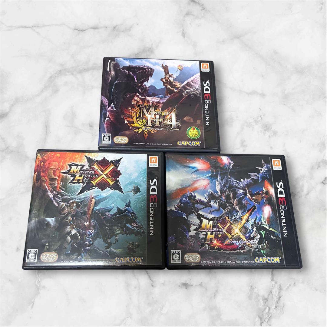 送料込み】モンハン 3DSソフト 3本セット - メルカリ