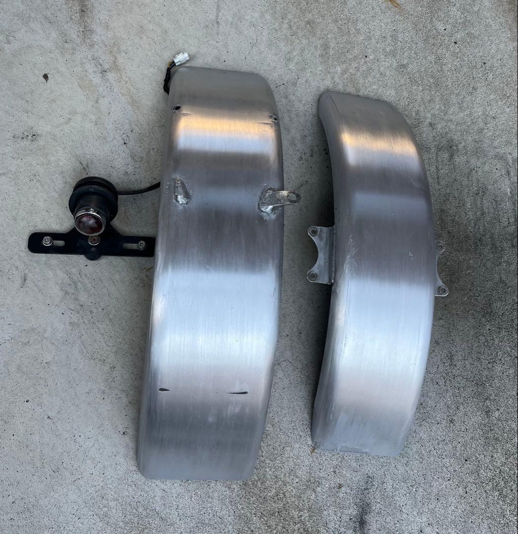 TW200/225 アルミフェンダー 前後セット ヤマハ TW200/225 アルミフロントフェンダーロング BIGCEDAR | バイク