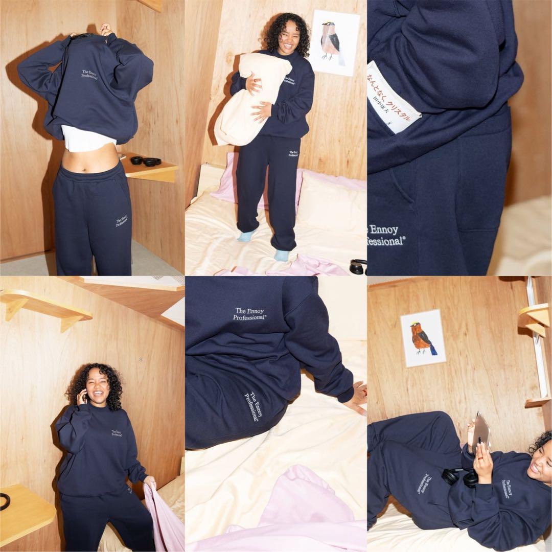 ENNOY スウェット セットアップ ブラック Sサイズ - メルカリ