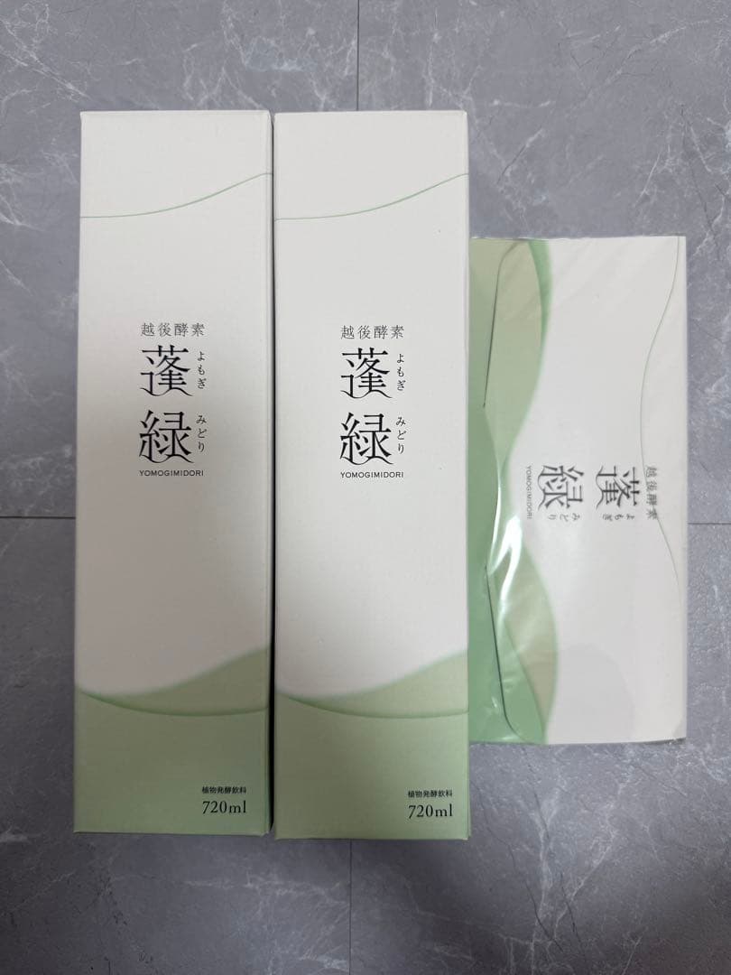 新品未開封】越後酵素蓬緑720ml 2本セット+25ml×7包 - メルカリ