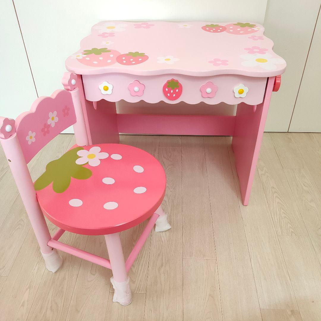 マザーガーデン Mother garden 野苺 学習机テーブル＆イス - メルカリ