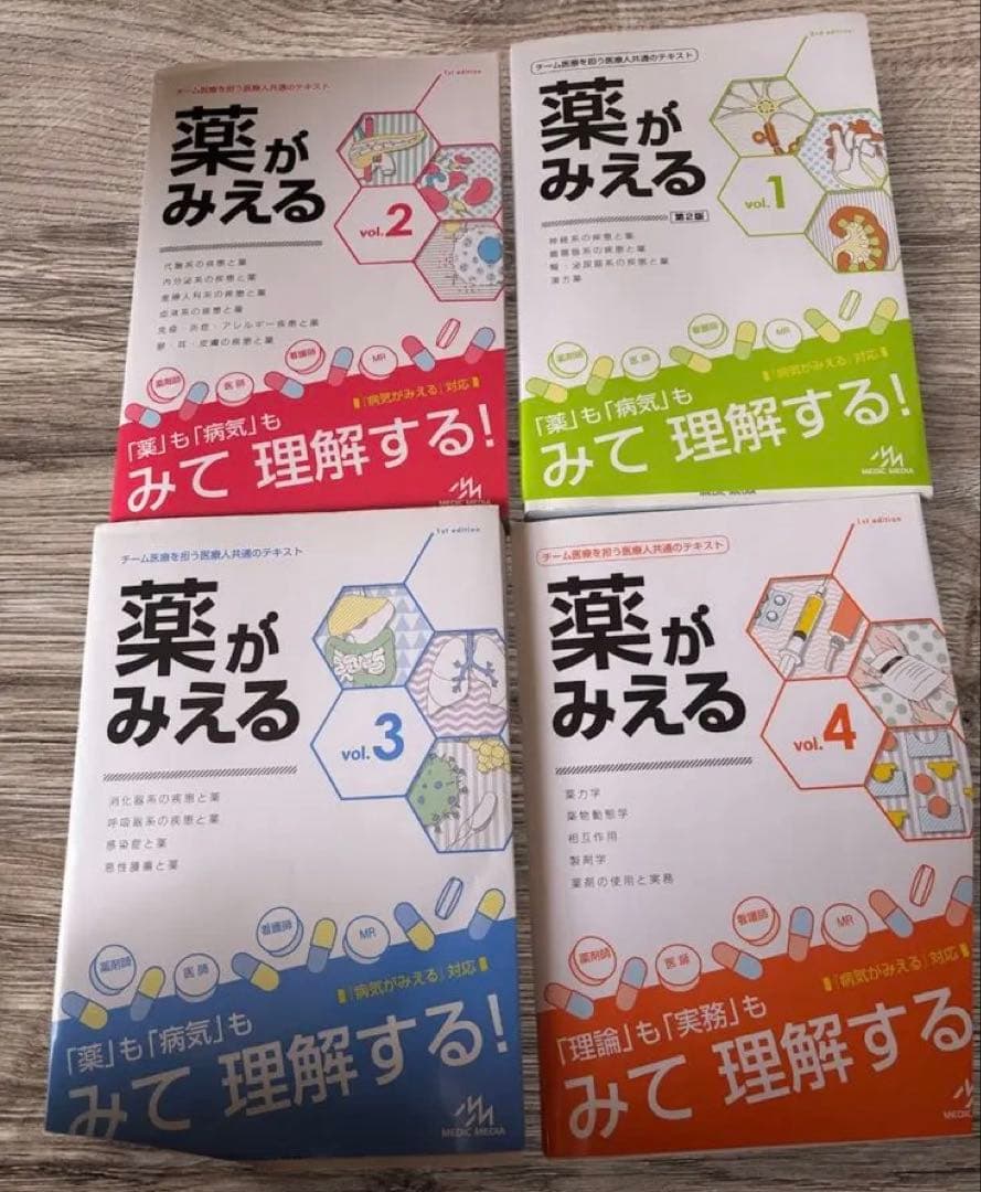 薬がみえる 1~4 4冊セット - メルカリ