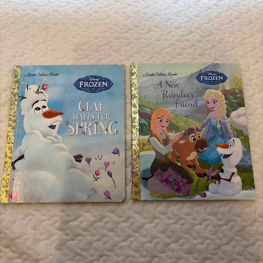 Little golden books ⭐︎ Frozen アナ雪 英語絵本2冊 - メルカリ