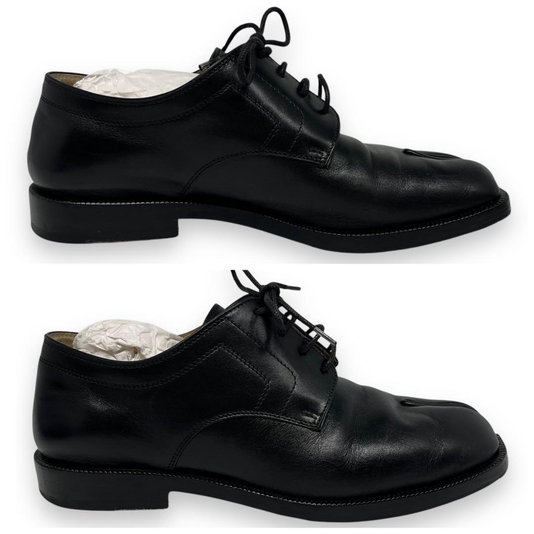 極美品□メゾンマルジェラ 足袋 レースアップシューズ ブラック 36