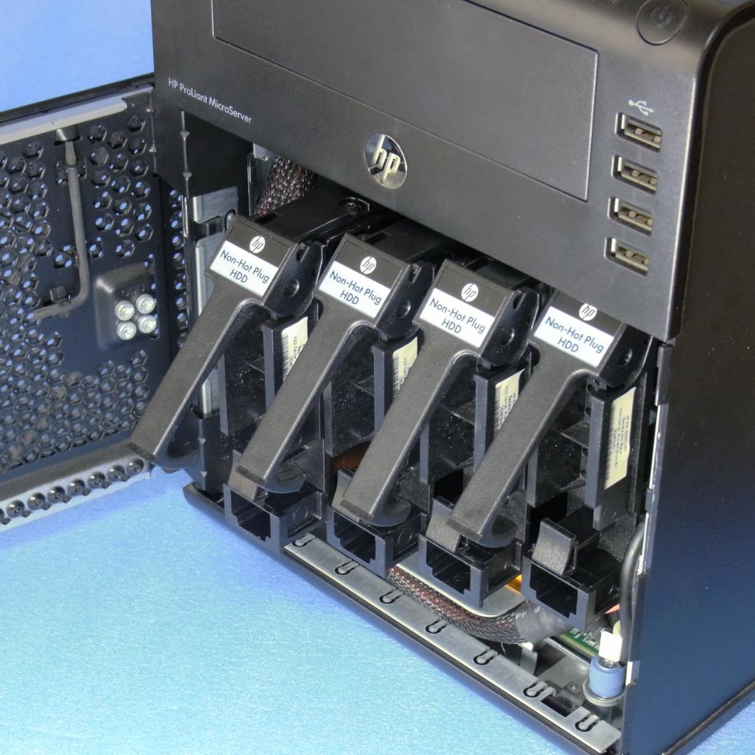 美品】HP ProLiant MicroServer N54L(NAS向き) - メルカリ