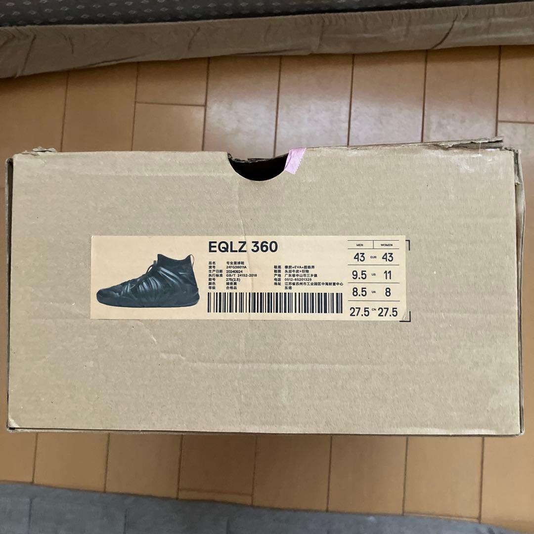 年末大特価‼️ EQLZ 360 Black Myth（ブラック） 27.5cm
