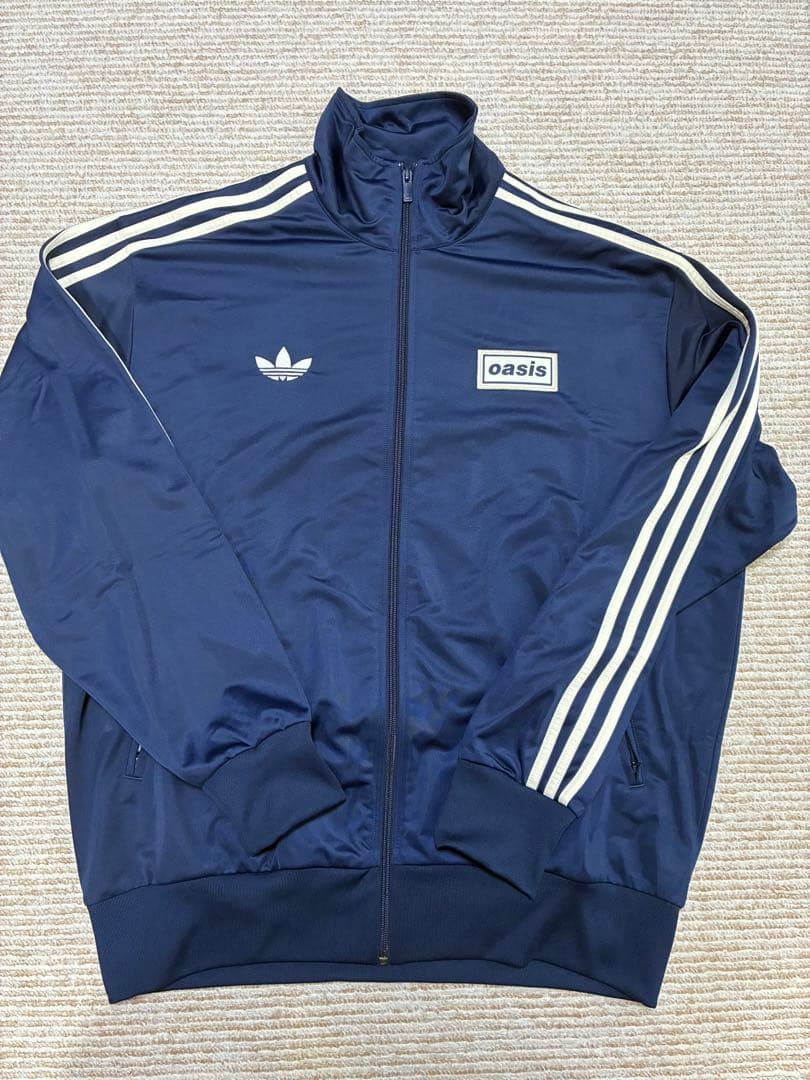 UK限定】oasis x adidas トラックジャケット ネイビー Lサイズ - メルカリ