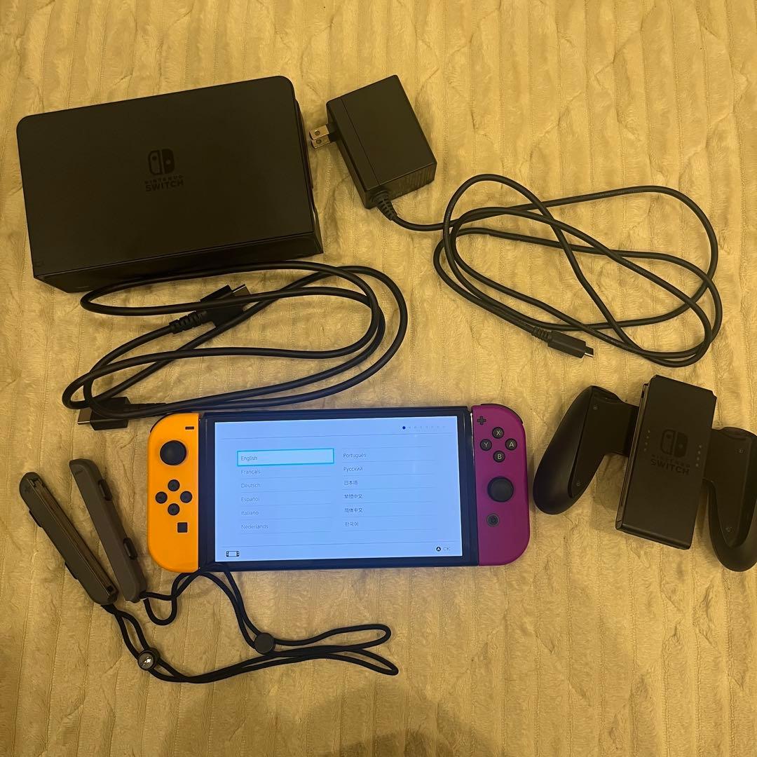 Nintendo Switch 本体Joy-Conネオンオレンジ　ネオンパープル Joy-Con(L) ネオンパープル/(R) ネオンオレンジ | My Nintendo Store