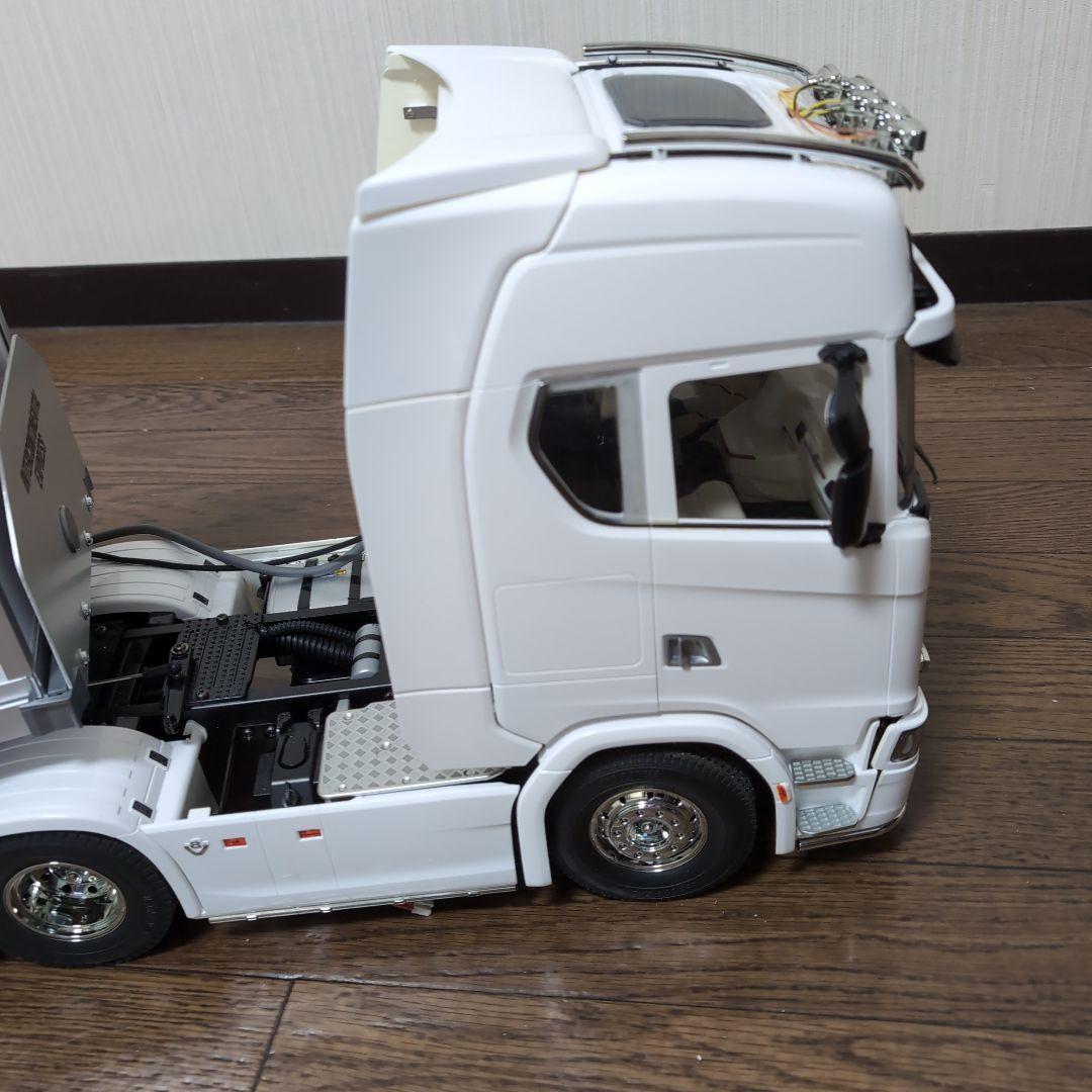 タミヤ1/14スカニア770S 6/4ダブルストレーラーです。 - メルカリ