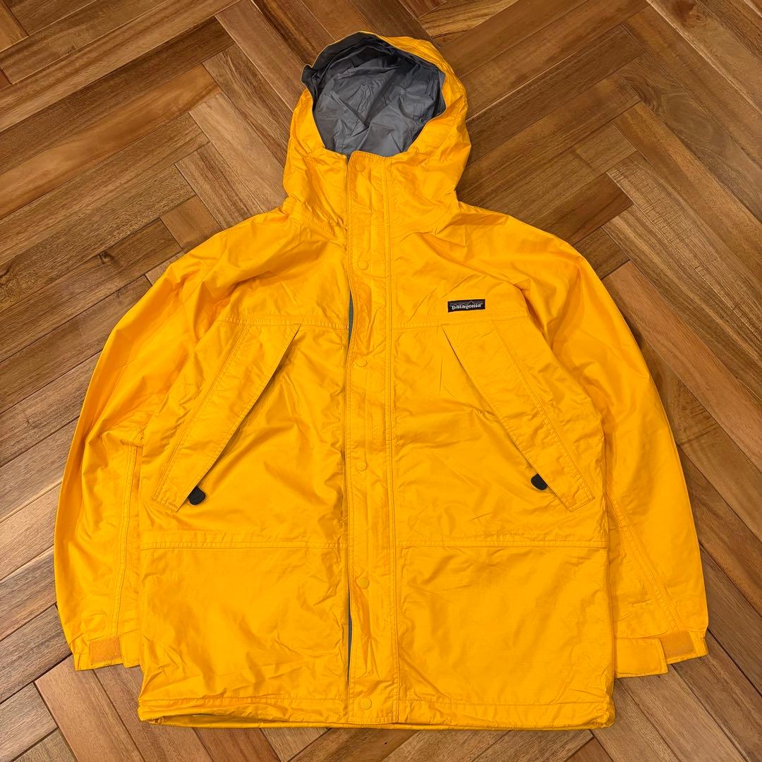 patagonia パタゴニア ストームジャケット storm マンゴー - メルカリ
