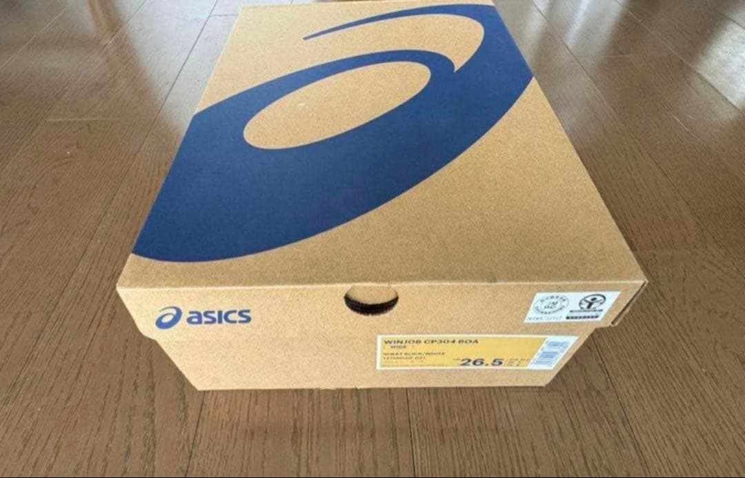 新品未使用　アシックス　ハイカット安全靴　ダイヤル式　26.5cm cp304