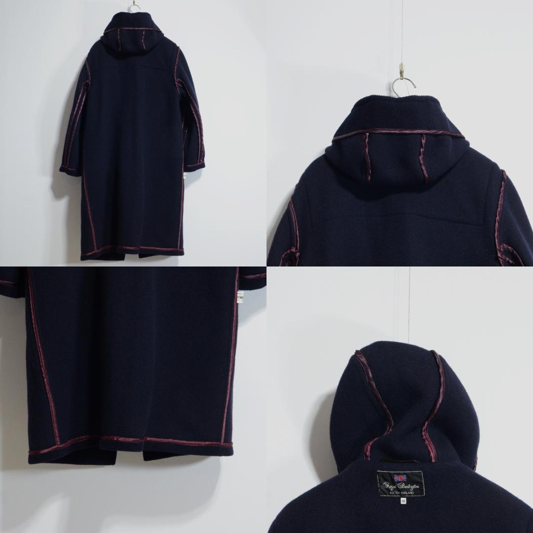 超極上品 ムーアブルック ダッフルコート Rバーリントン ネイビー 38