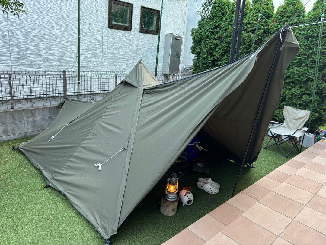 バンドック ソロティピー1tc 、二又ポール、グランドシート - メルカリ