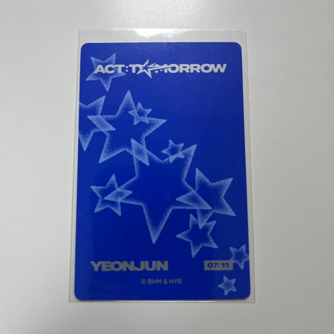 TXT ヨンジュン ACT TOMORROW 7 トレカ ソウルコン ミニフォト - メルカリ