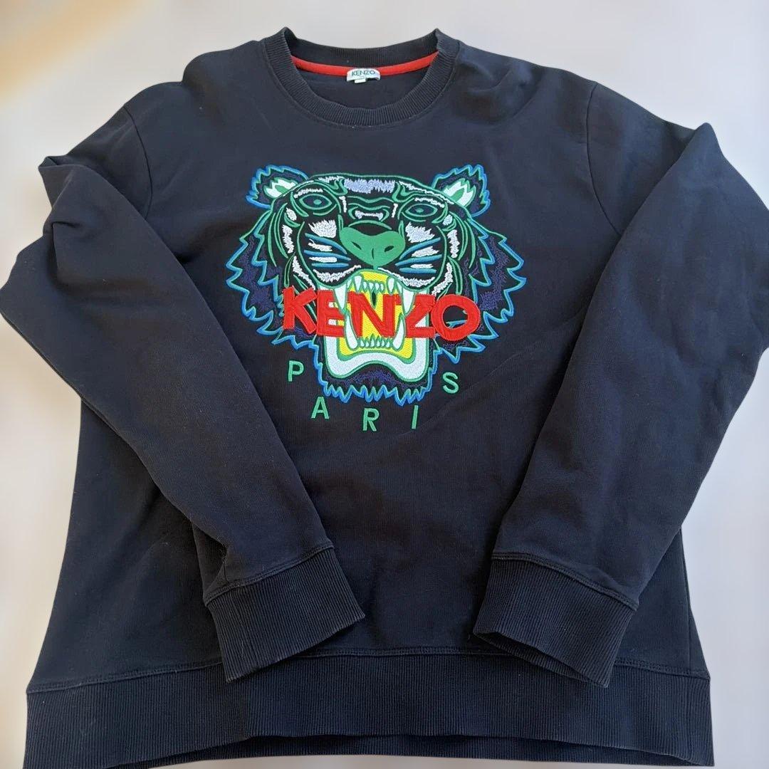 【専用】KENZO ライオンプリント スウェット XL Kenzo ロゴ スウェットシャツ | ブラック | FARFETCH JP