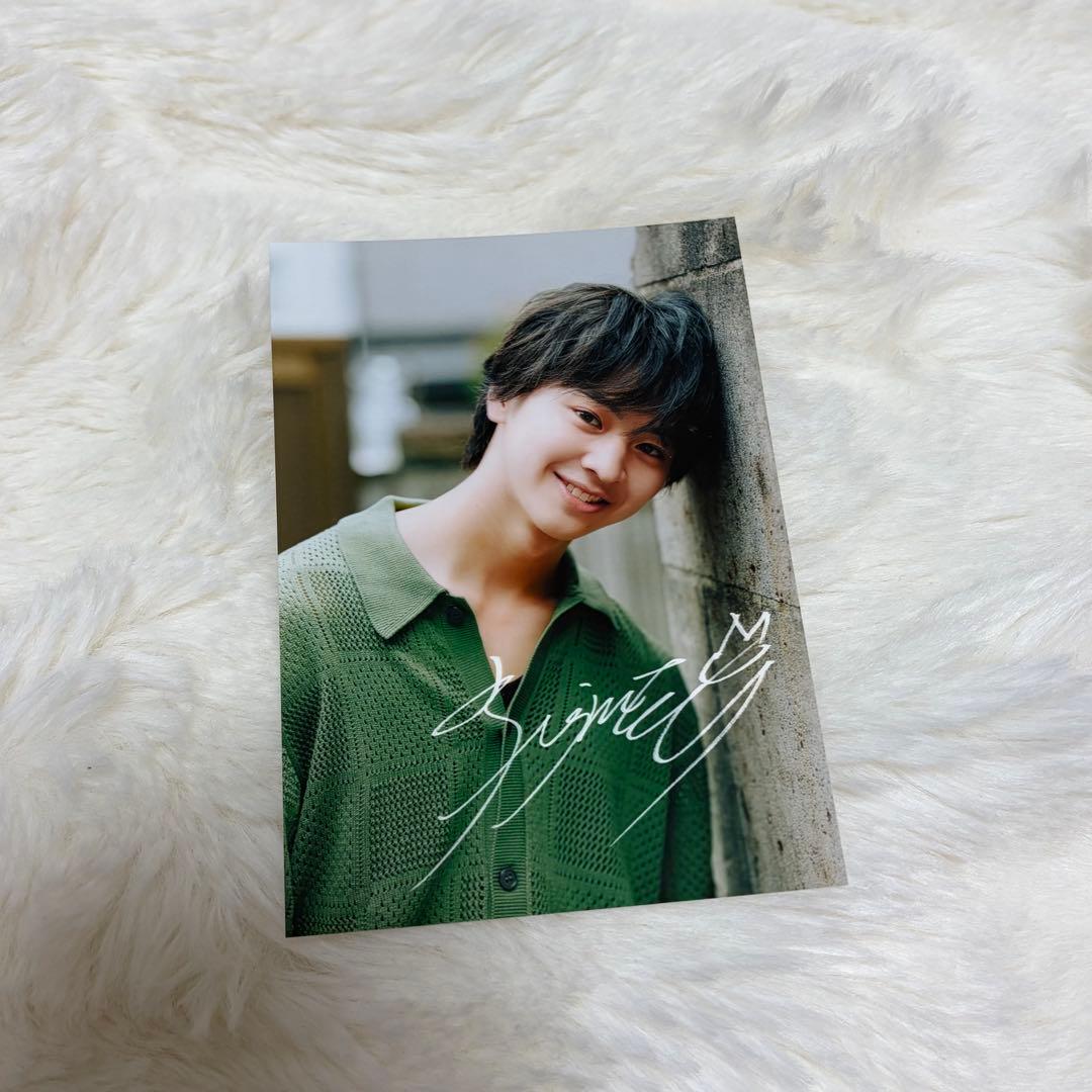 藤本洸大 サイン入りブロマイド - メルカリ