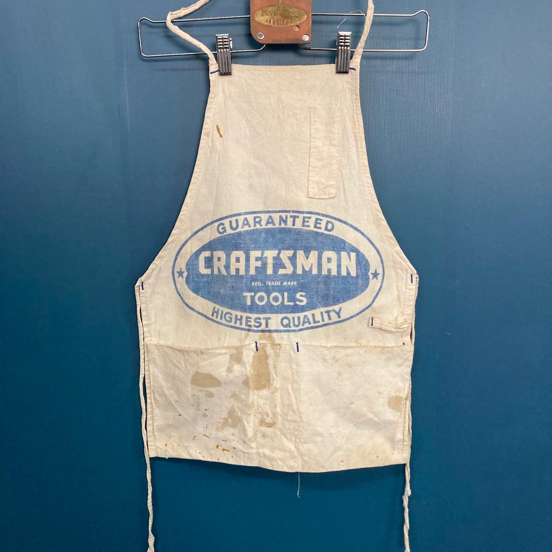 USAヴィンテージ ネイルエプロン キャンバス ワーク クラフトマン