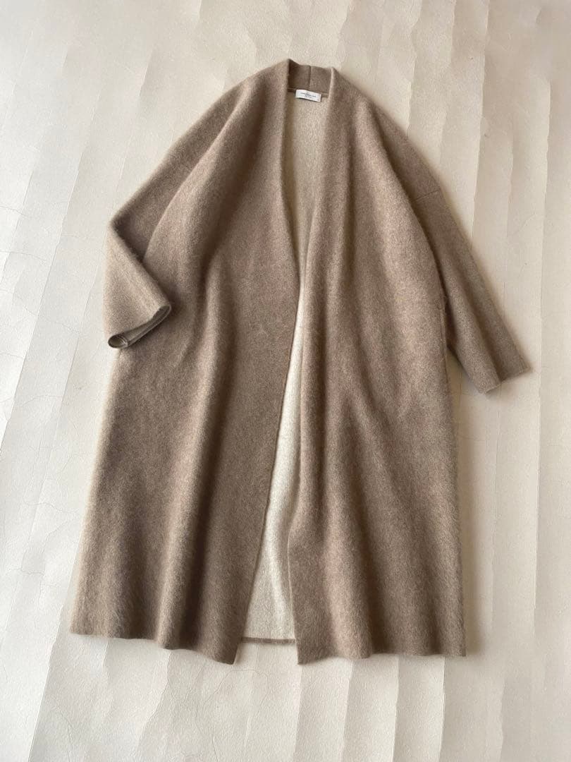 トゥモローランドTOMORROWLANDラクーンヘアリーWフェイスコーディガン